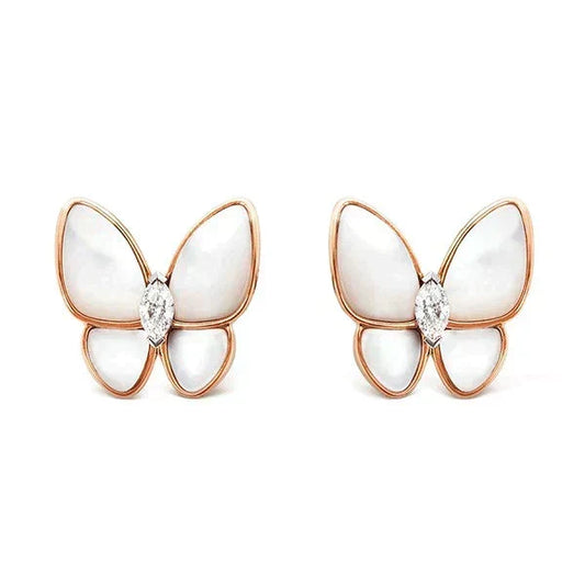 [⭐Aura]BUTTERFLY MOP DIAMOND EARRINGS