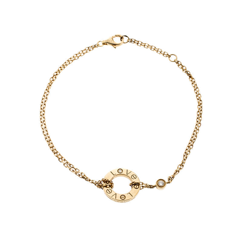 [⭐Aura]LOVE BRACELET 2 DIAMOND