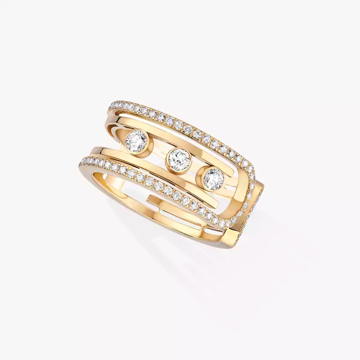 [⭐Aura]Move 10th Diamond Ring in Gold