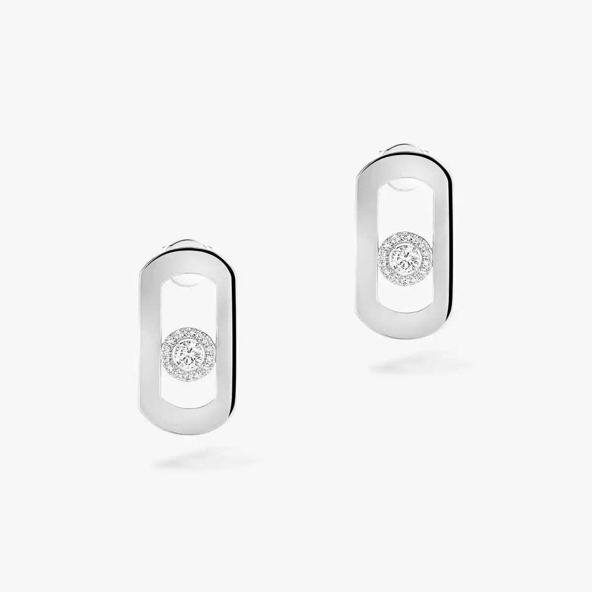 [⭐Aura]So Move Diamond Earrings in Yellow Gold