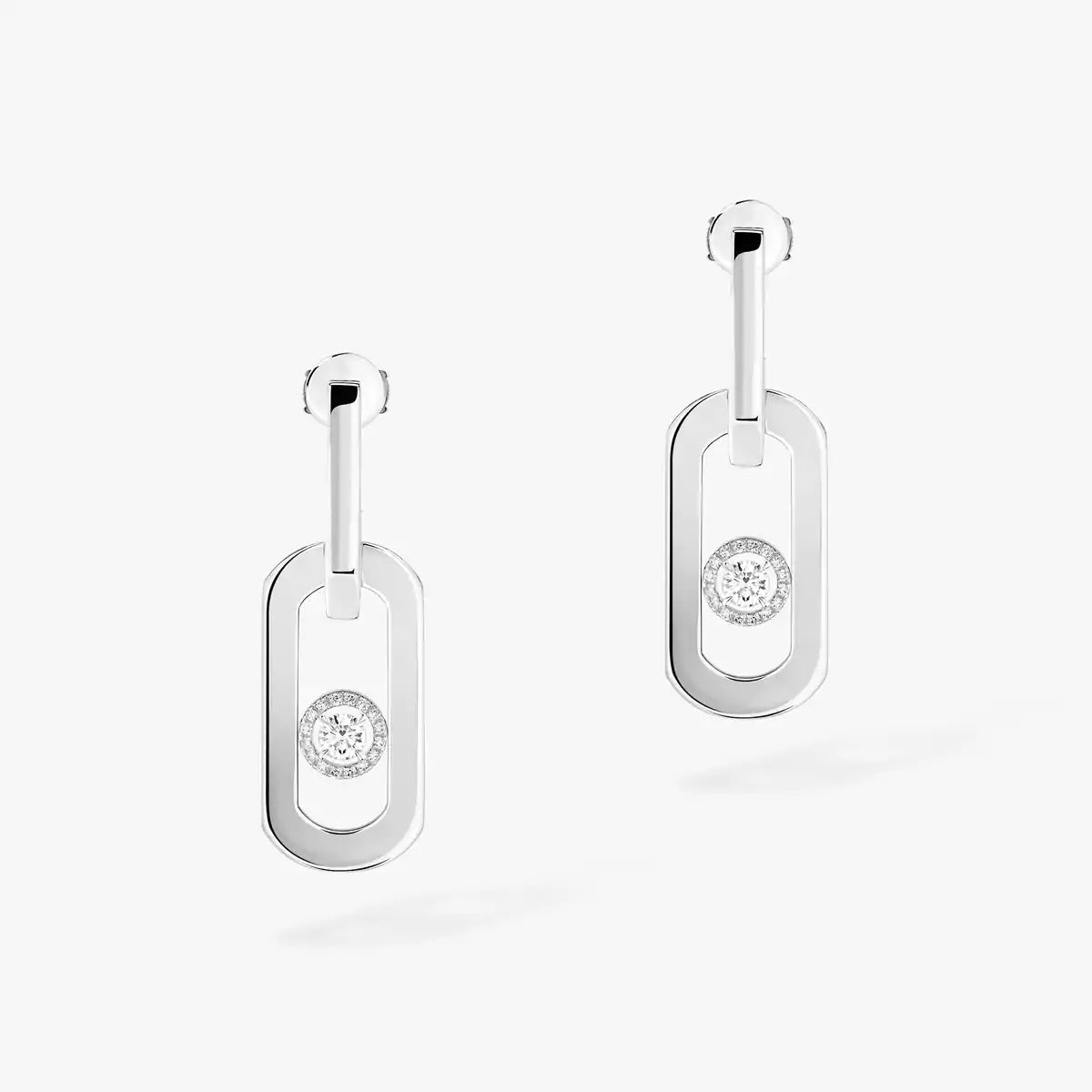 [⭐Aura] So Move XL Diamond Hoop Earring