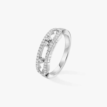[⭐Aura] Baby Move Gold Diamond Pave_ Ring