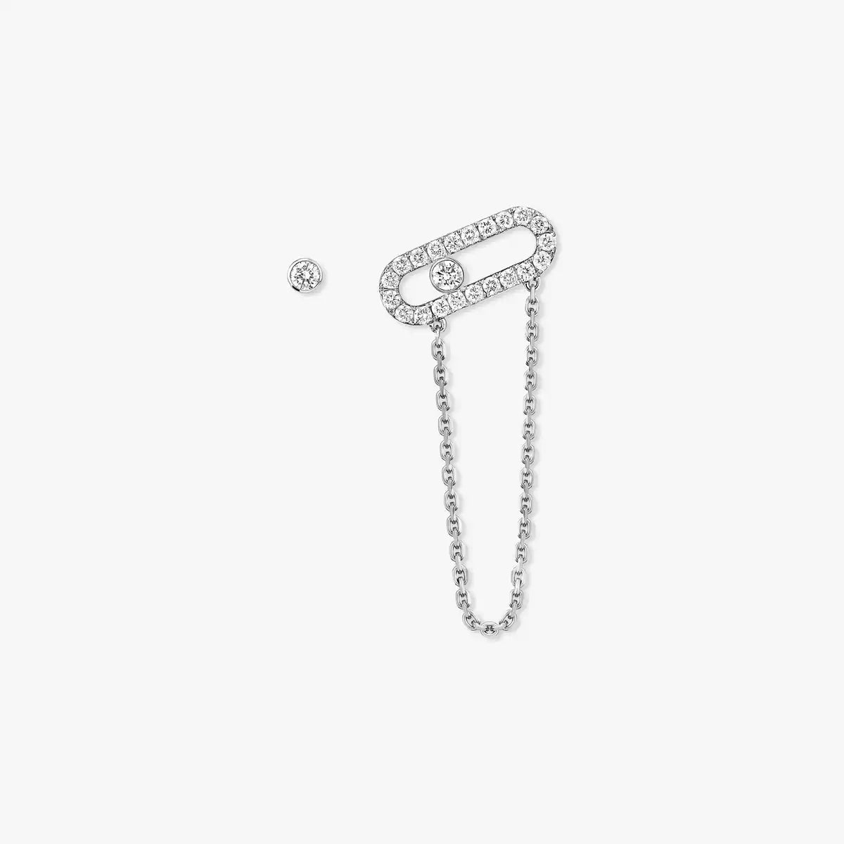 [⭐Aura]Move Uno Diamond Earrings