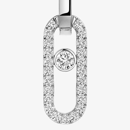 [⭐Aura]Move Link Diamond Earrings