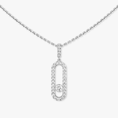[⭐Aura]Move Uno Diamond Necklace in Rose Gold