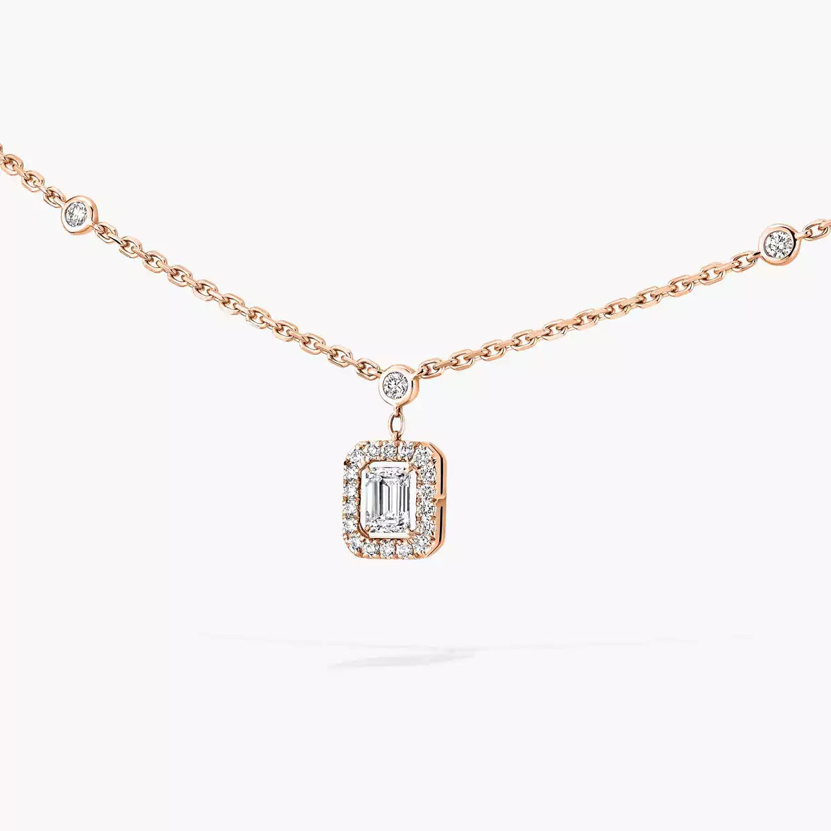 [⭐Aura]My Twin Diamond Necklace in Silver
