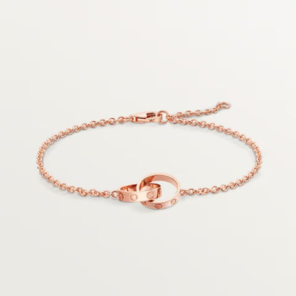 [⭐Aura]LOVE BRACELET DOUBLE RING
