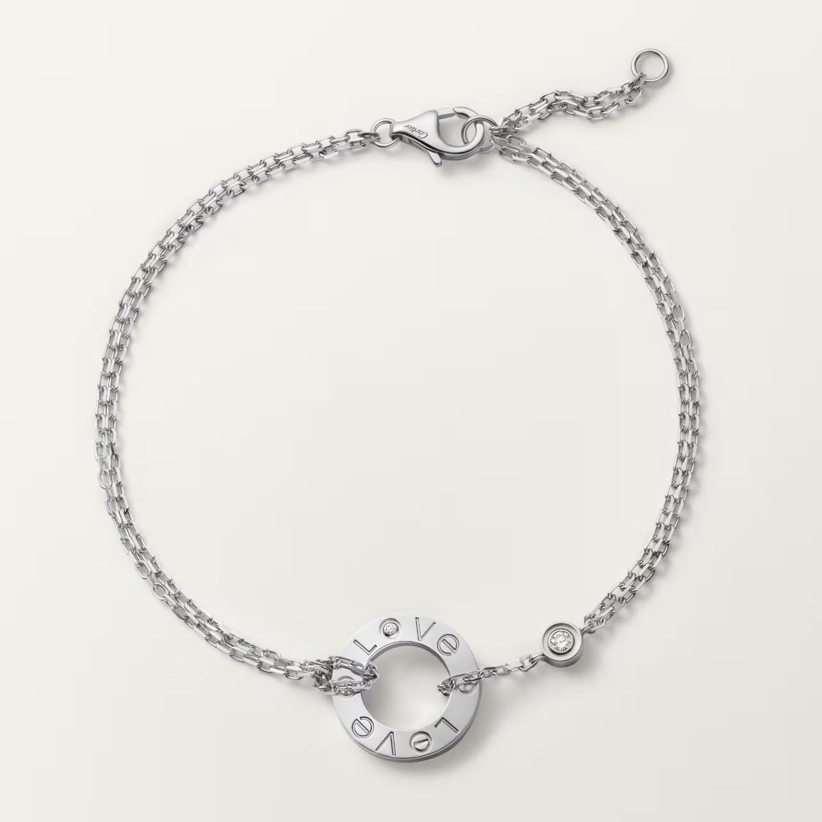 [⭐Aura]LOVE BRACELET 2 DIAMOND