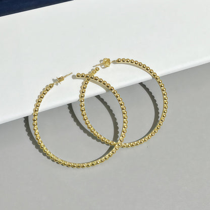 [⭐Aura] SMOOTH BEAD STUD EARRINGS