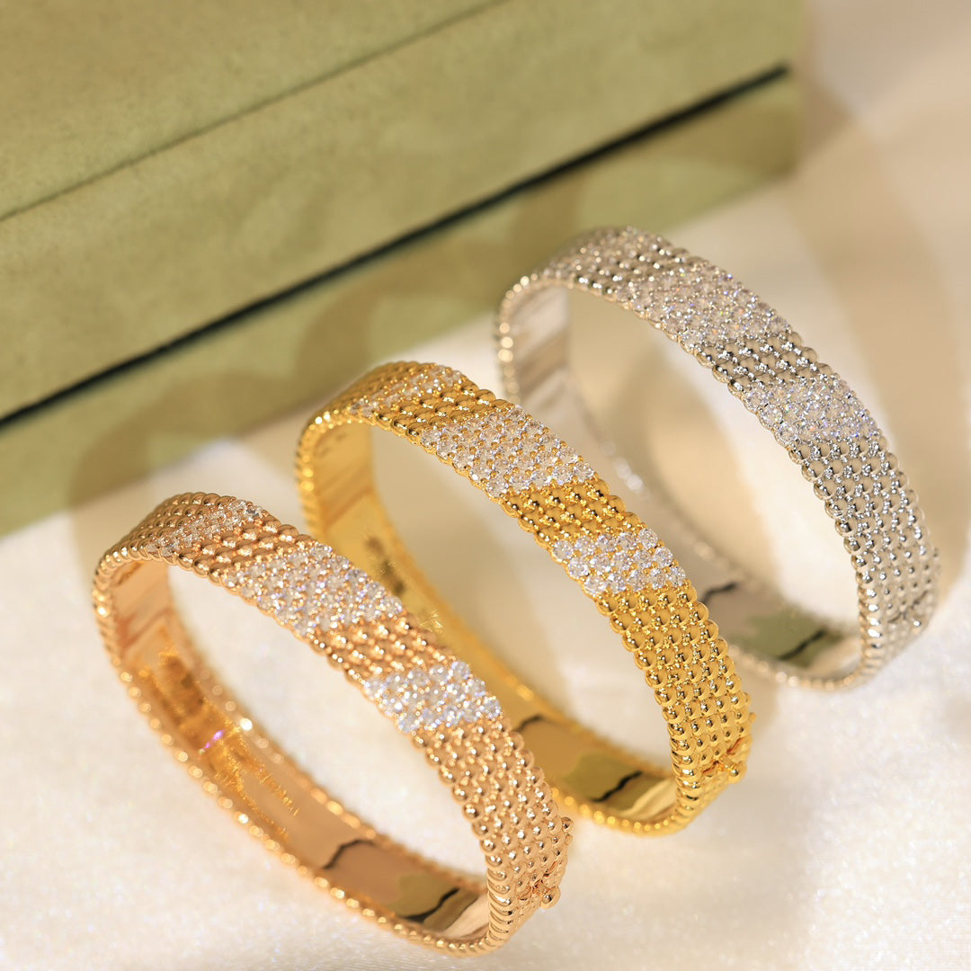 [⭐Aura]  FIVE-ROW DIAMOND BRACELET