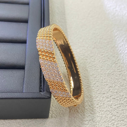 [⭐Aura]  FIVE-ROW DIAMOND BRACELET