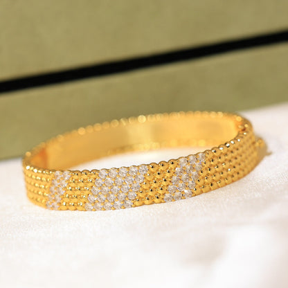 [⭐Aura]  FIVE-ROW DIAMOND BRACELET