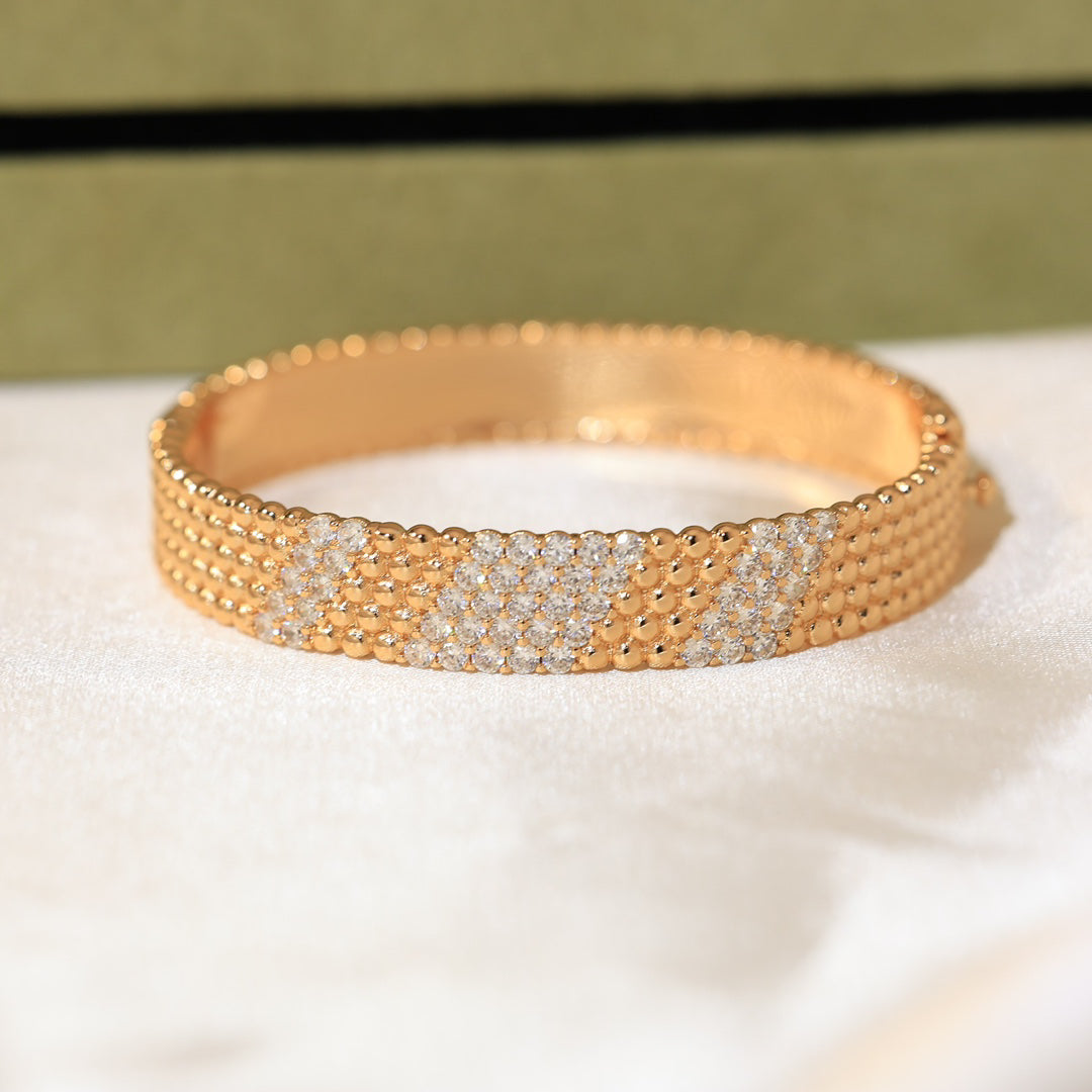 [⭐Aura]  FIVE-ROW DIAMOND BRACELET