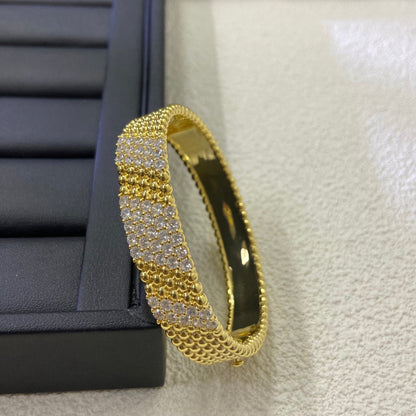 [⭐Aura]  FIVE-ROW DIAMOND BRACELET