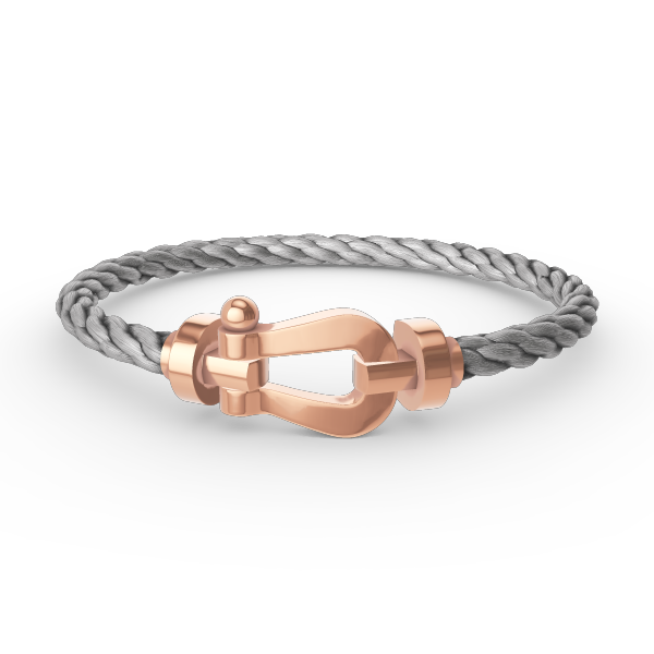 [⭐Aura]FORCE LARGE HORSESHOE NO DIAMOND BRACELET ROSE GOLD
