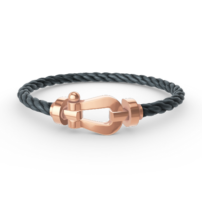 [⭐Aura]FORCE LARGE HORSESHOE NO DIAMOND BRACELET ROSE GOLD