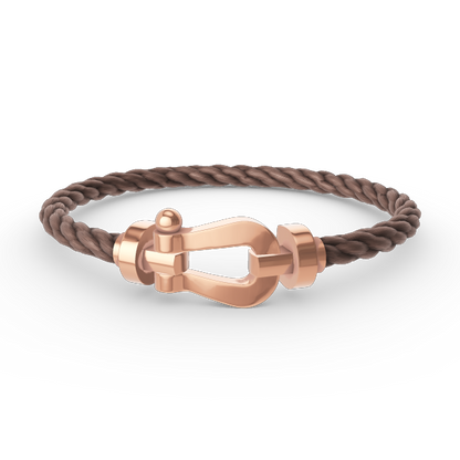[⭐Aura]FORCE LARGE HORSESHOE NO DIAMOND BRACELET ROSE GOLD