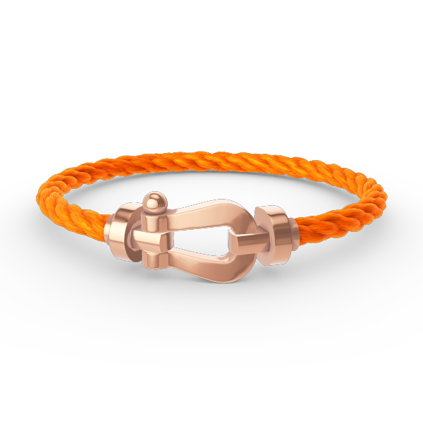 [⭐Aura]FORCE LARGE HORSESHOE NO DIAMOND BRACELET ROSE GOLD