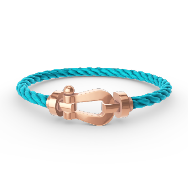 [⭐Aura]FORCE LARGE HORSESHOE NO DIAMOND BRACELET ROSE GOLD