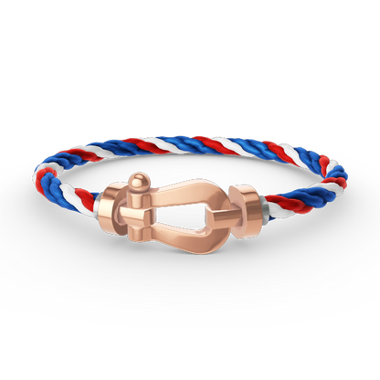 [⭐Aura]FORCE LARGE HORSESHOE NO DIAMOND BRACELET ROSE GOLD