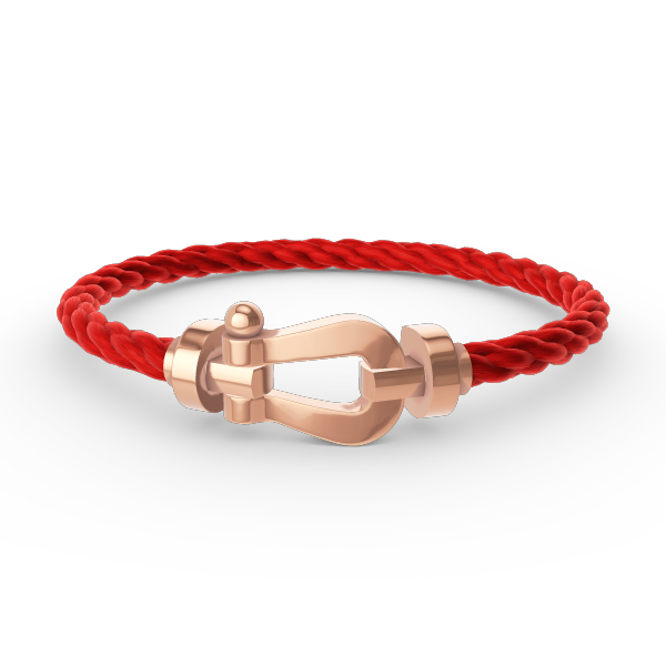 [⭐Aura]FORCE LARGE HORSESHOE NO DIAMOND BRACELET ROSE GOLD