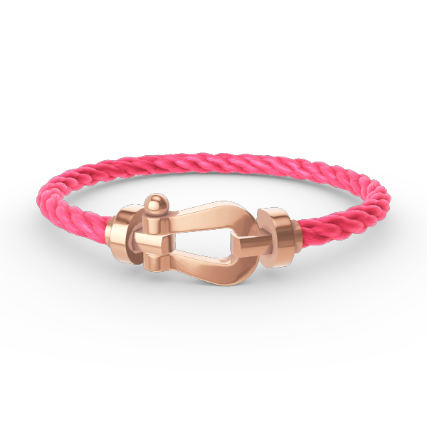 [⭐Aura]FORCE LARGE HORSESHOE NO DIAMOND BRACELET ROSE GOLD