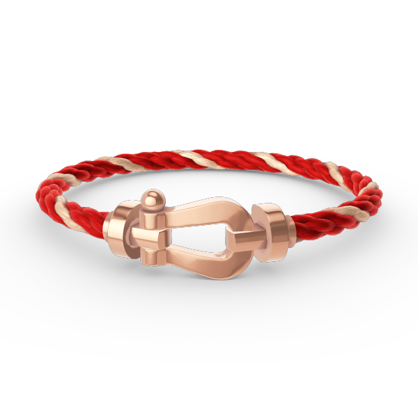 [⭐Aura]FORCE LARGE HORSESHOE NO DIAMOND BRACELET ROSE GOLD