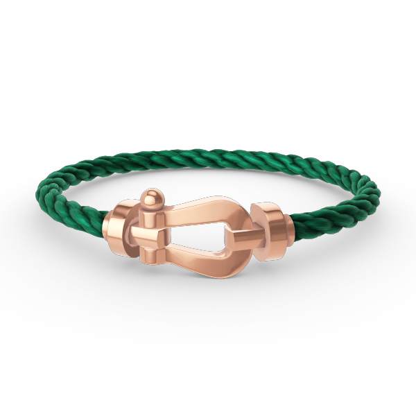 [⭐Aura]FORCE LARGE HORSESHOE NO DIAMOND BRACELET ROSE GOLD