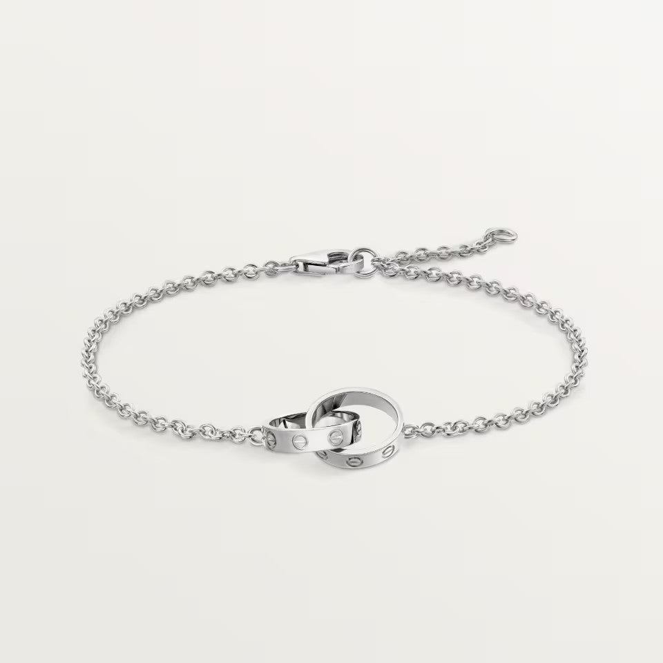 [⭐Aura]LOVE BRACELET DOUBLE RING