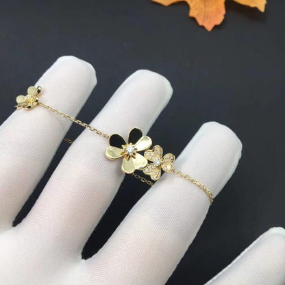 [⭐Aura]FRIVOLE GOLD 5 FLOWERS BRACELET