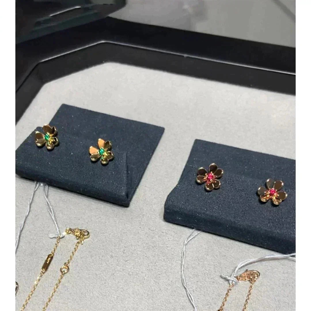 [⭐Aura]FRIVOLE  FLOWER PINK EARRINGS
