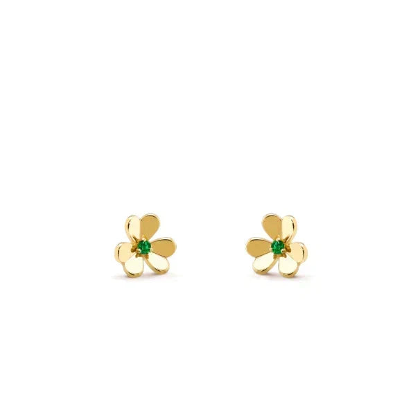 [⭐Aura]FRIVOLE  FLOWER MALACHITE EARRINGS