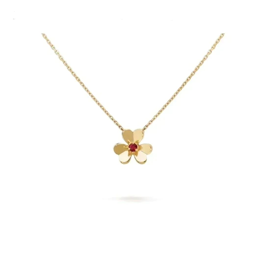 [⭐Aura]FRIVOLE GOLD FLOWER NECKLACE