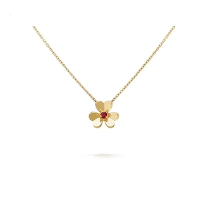 [⭐Aura]FRIVOLE GOLD FLOWER NECKLACE