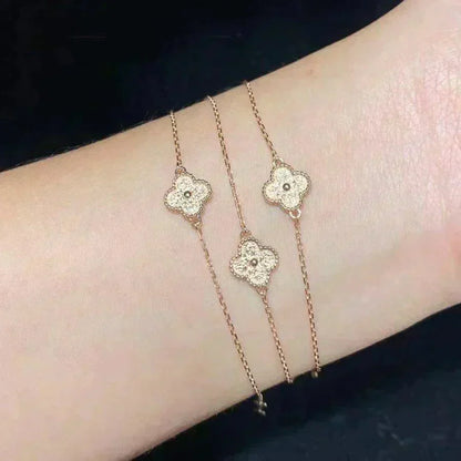 [⭐Aura]CLOVER SINGLE FLOWER BRACELET