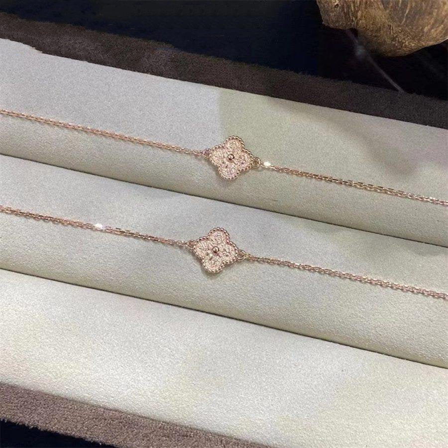 [⭐Aura]CLOVER SINGLE FLOWER BRACELET