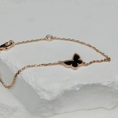 [⭐Aura]BUTTERFLY ONYX  BUTTERFLY BRACELET