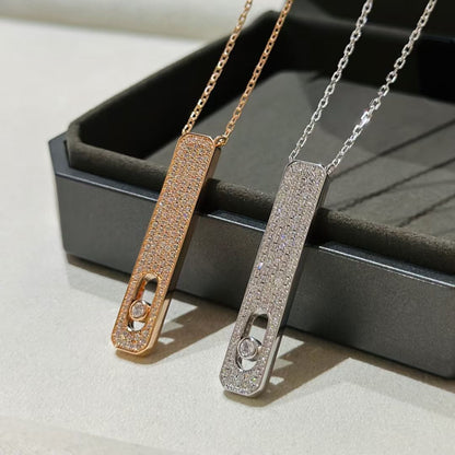 [⭐Aura]MY FIRST DIAMOND PAVED NECKLACE