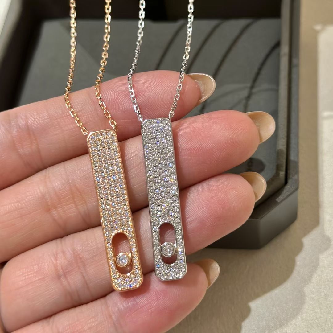 [⭐Aura]MY FIRST DIAMOND PAVED NECKLACE