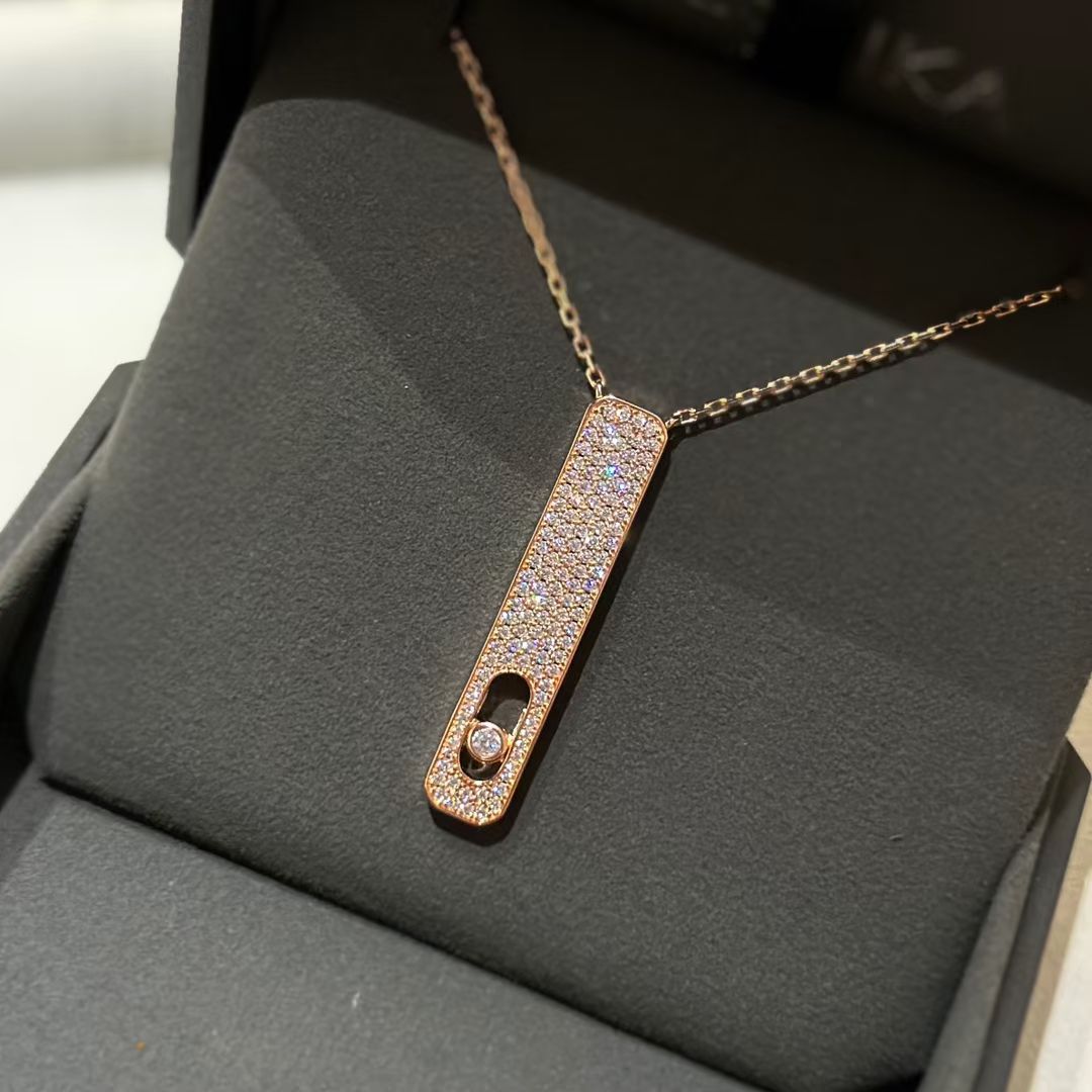 [⭐Aura]MY FIRST DIAMOND PAVED NECKLACE