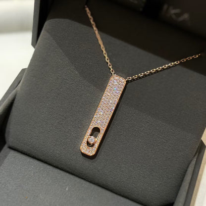 [⭐Aura]MY FIRST DIAMOND PAVED NECKLACE