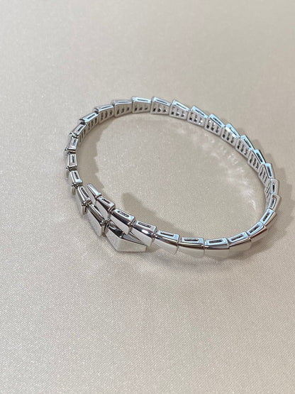 [⭐Aura]SERPENTI VIPER SILVER BRACELET