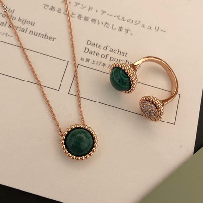 [⭐Aura]PERLEE COULEURS DIAMOND ROSE GOLD BETWEEN THE FINGER RING