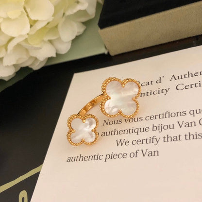 [⭐Aura]CLOVER BETWEEN THE FINGER RING