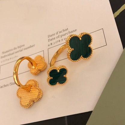[⭐Aura]CLOVER BETWEEN THE FINGER RING