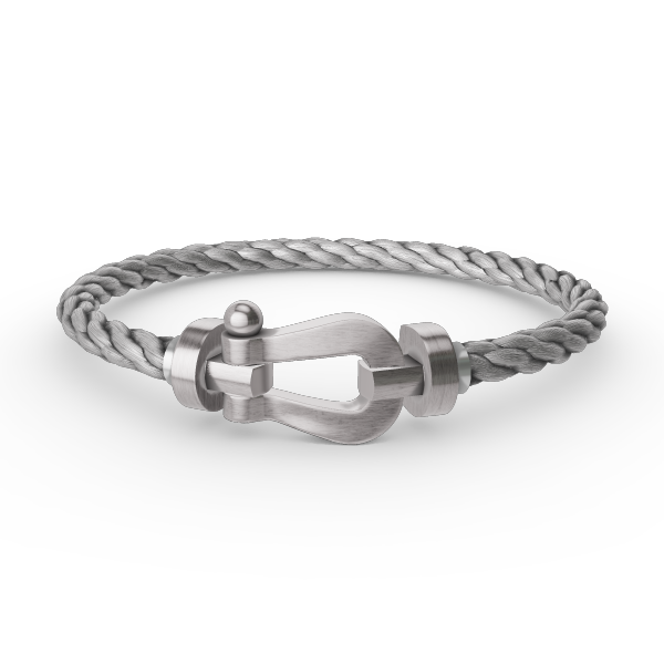 [⭐Aura]FORCE LARGE HORSESHOE NO DIAMOND BRACELET SILVER