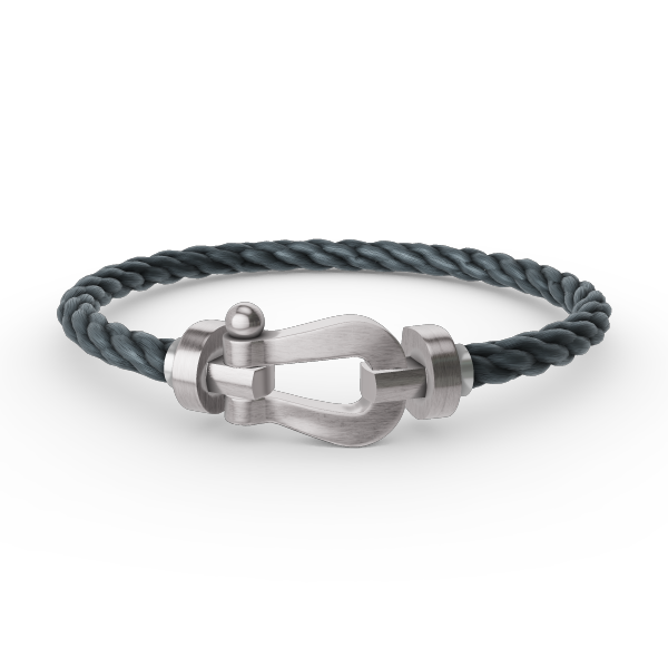 [⭐Aura]FORCE LARGE HORSESHOE NO DIAMOND BRACELET SILVER