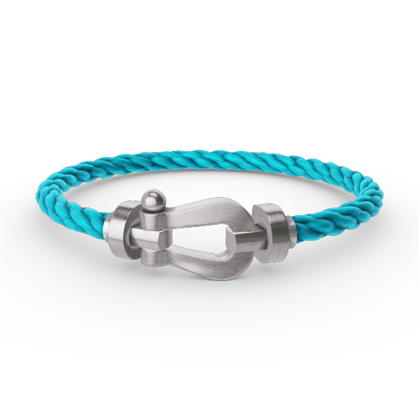 [⭐Aura]FORCE LARGE HORSESHOE NO DIAMOND BRACELET SILVER