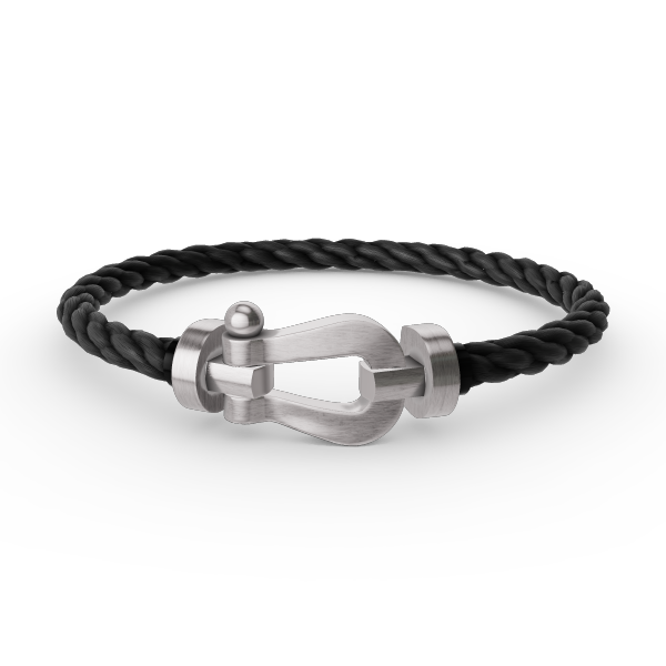 [⭐Aura]FORCE LARGE HORSESHOE NO DIAMOND BRACELET SILVER