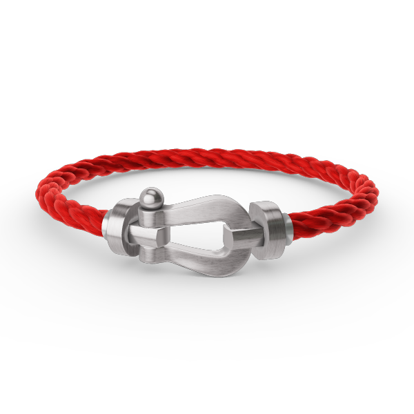 [⭐Aura]FORCE LARGE HORSESHOE NO DIAMOND BRACELET SILVER